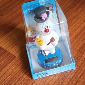 Frosty The Snowman Solar Bobble-head Ruz New- Sealed